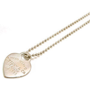 Tiffany Return to Tiffany Heart Lock Necklace Silver